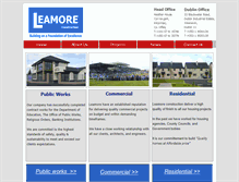 Tablet Screenshot of leamoreconstruction.com